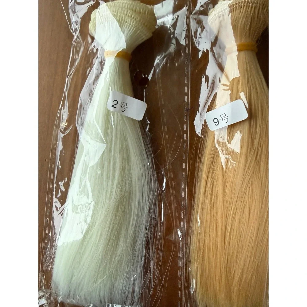 Doll hair wefts. Lot of 13